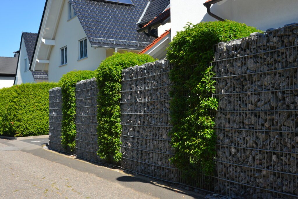 Gabionen Steinsäulen Witten